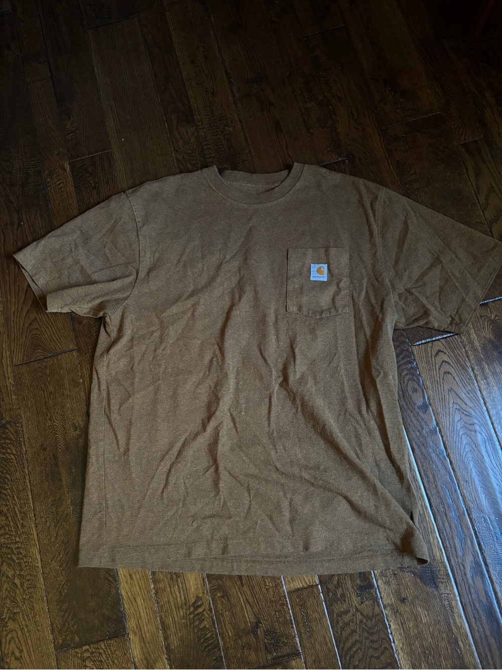 Carhartt Short-Sleeve Pocket Tee in Brown
